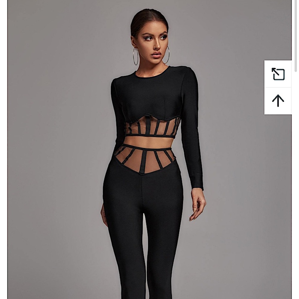 Bella Barnett - Mesh Pant Set